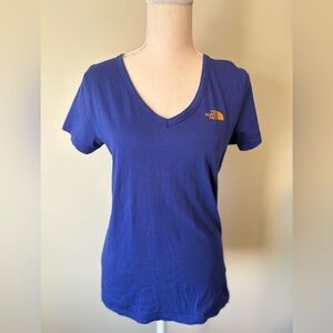 The North Face Women's Short Sleeve Tee in Blue/Purple Size Medium